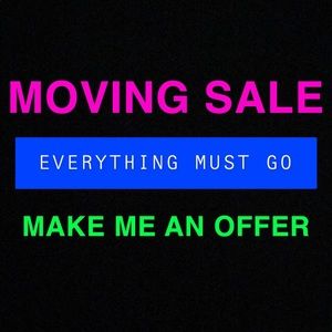 Moving sale! Make me an offer!